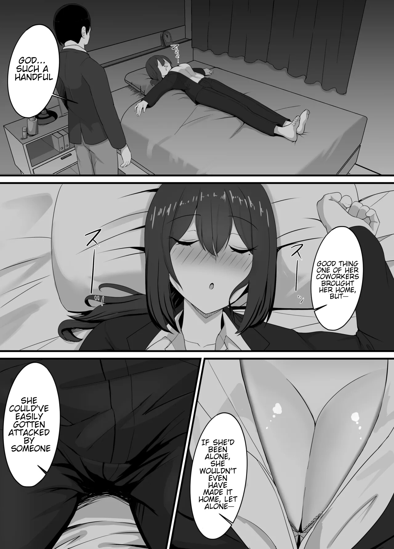 Hentai Manga Comic-Some dude stole my girl, so I blew off steam with my mom.-Read-13